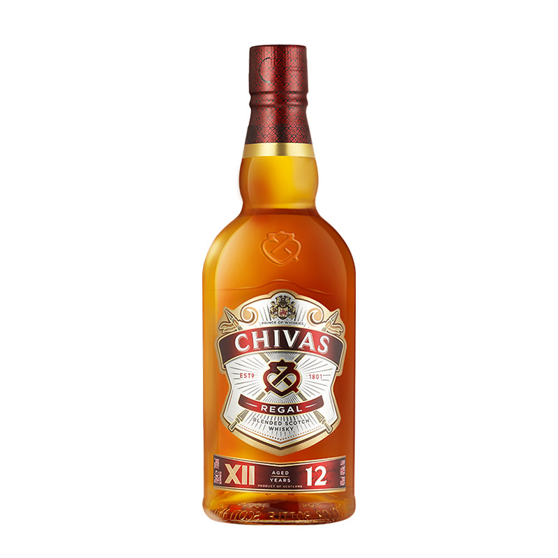 芝华士12年苏格兰威士忌酒700ml*12瓶