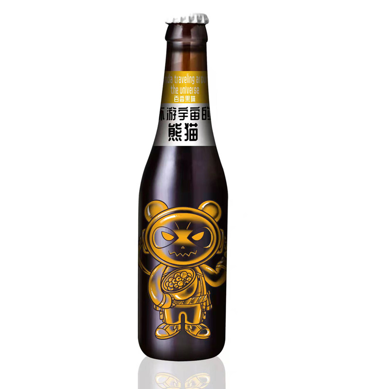 环游宇宙的熊猫百香果小麦啤酒280ml*24瓶