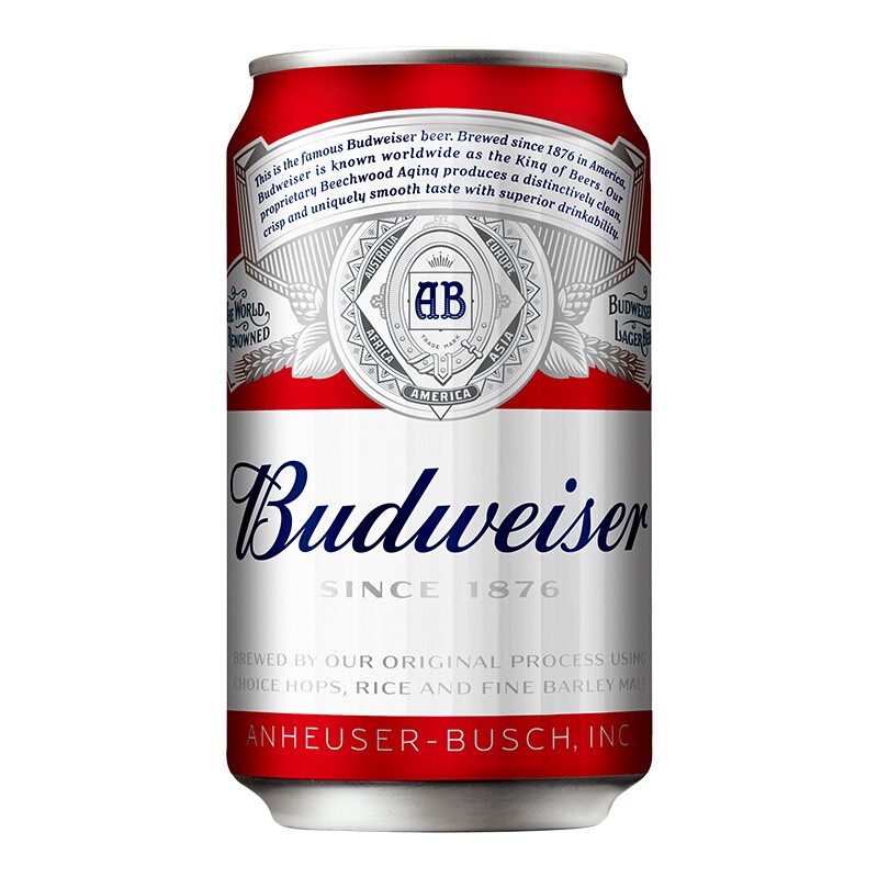 Budweiser啤酒330ML*24罐（西班牙版）