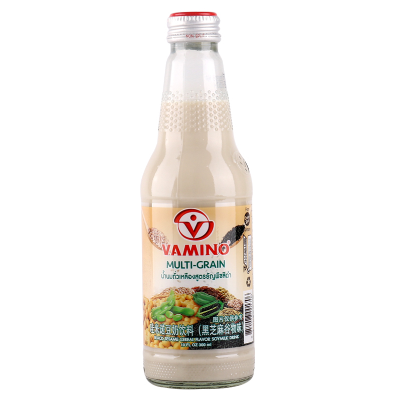 泰国哇米诺豆奶（黑芝麻谷物味）300ML*24瓶