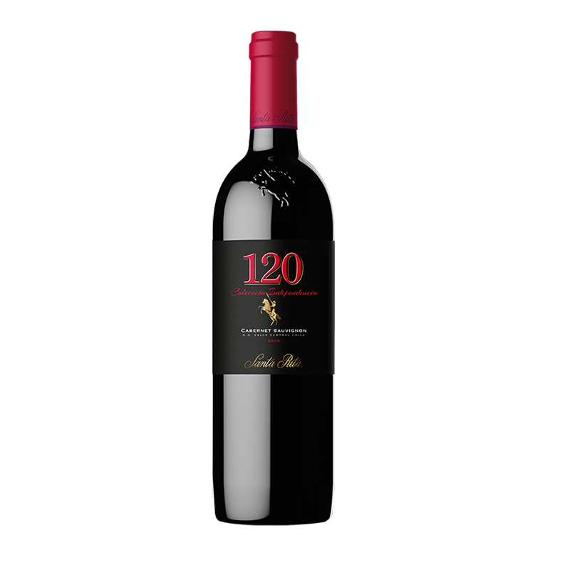 圣丽塔120（黑金）赤霞珠干红葡萄酒750ml*6瓶（中粮名庄）